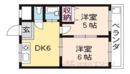シャトー竹村1間取り図面
