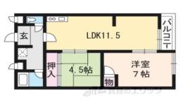 第３１長栄コーポきぬもと間取り図面