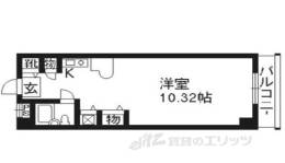 ＤＥＴＯＭ－１烏丸五条間取り図面