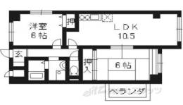 ドエル・梅の宮館間取り図面