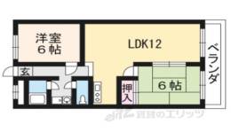 シャトー深草ファースト間取り図面