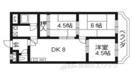 シャトー深草セカンド間取り図面