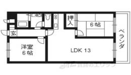 シャトー深草セカンド間取り図面