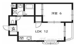 エスペランザ西京極間取り図面
