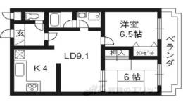 グランデュール桃山間取り図面