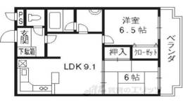 グランデュール桃山間取り図面