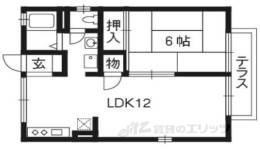 セジュール伊勢田間取り図面
