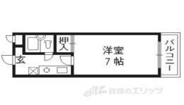 第16長栄アーバンハイツ五条間取り図面