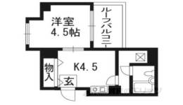 エスポワール西京極間取り図面