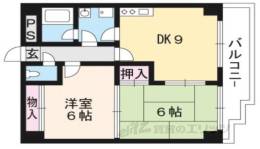 エスポワール西京極間取り図面
