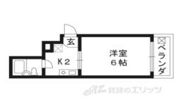 シャロン五十川１間取り図面