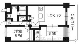 シャルム皇子山アネックス間取り図面