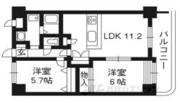 シャルム皇子山アネックス間取り図面