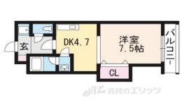 クオレッツァ山科間取り図面