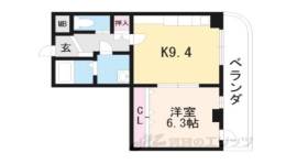 シャルム皇子山間取り図面