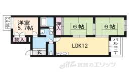 第二シャトーウメダ間取り図面