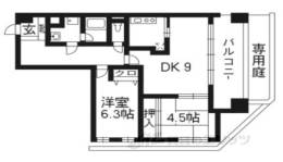 グランディオス京都東間取り図面