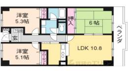 ラポート勧修間取り図面
