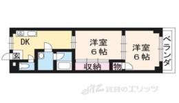 クローバー勧修寺間取り図面