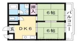 サンライズ勧修寺間取り図面