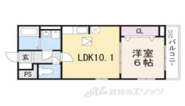 めぞん北山２間取り図面