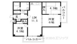 ティオーリア京都間取り図面