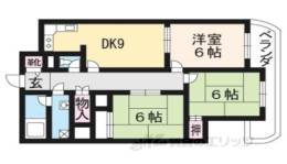 アクシス葛野間取り図面