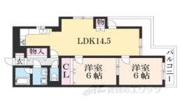 アクシス葛野間取り図面