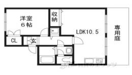 セジュールロゼット間取り図面