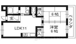 城陽ハイデンス間取り図面