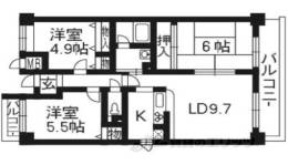 プレミール城陽間取り図面