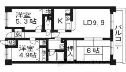 プレミール城陽間取り図面