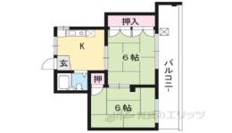 セントラル一乗寺間取り図面