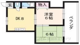 東比叡荘間取り図面