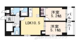 グランベール西七条間取り図面