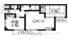 パレス金ヶ原間取り図面