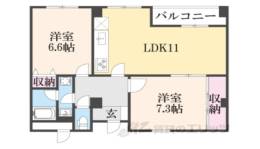 リエス西院間取り図面