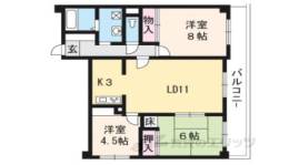エクラ桂駅前間取り図面