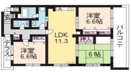 パインフィールド桂間取り図面