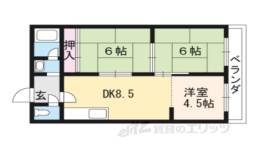 シャトー上桂間取り図面
