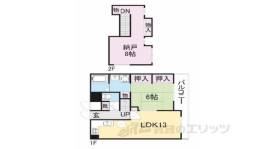ツインクルコート桂２間取り図面
