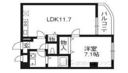 ジャルダンデ嵐山間取り図面
