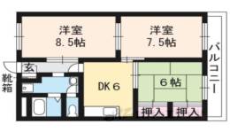 エバーグリーン嵐山間取り図面