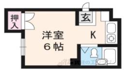 シャンブル丸太町間取り図面