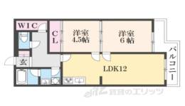 ビューハイツ京都山科間取り図面