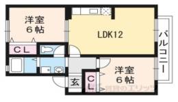 エトワール安朱２間取り図面