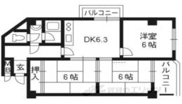 プルーリオン勧修寺間取り図面