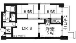 ハイツサイプリスＡ棟間取り図面