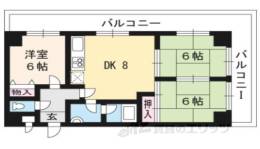 ハイムフロイデン一乗寺間取り図面