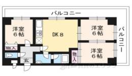 ハイムフロイデン一乗寺間取り図面